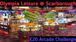 £20 Challenge  Olympia Leisure Arcades in Scarborough  What did we win [upl. by Silvers]