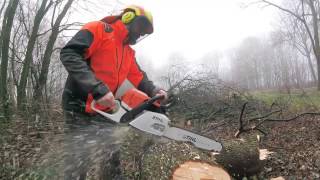 Cutting firewood with the Stihl MS 362 CM [upl. by Hinkle]