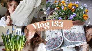 Le jardin se réveille un projet couture raté  haul trop mignon  VLOG 133 [upl. by Chloette]