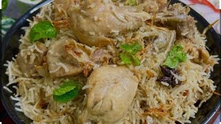 Hyderabadi chicken yakhni pulao biryani hyderabadibiryani [upl. by Sathrum]