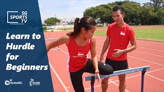 Athletics101 Learn to hurdle for beginners Athletics for Beginners [upl. by Asiil]