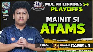 MAINIT SI ATAMS  TLAC VS TNCWR GAME 1 MDLPH S4 PLAYOFFS [upl. by Nefets]