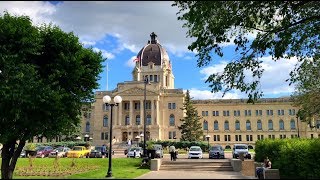 Saskatchewan Legislative Building  4K  Regina [upl. by Yerfoeg]