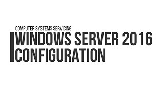 WINDOWS SERVER 2016  CLIENT CONFIGURATION [upl. by Ackler]