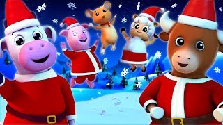 Santa Finger Family  Song by Santa  Videos for Toddlers Nursery Rhymes By Kids Baby Club [upl. by Aeuhsoj721]