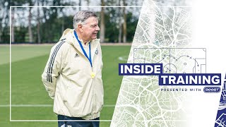 INSIDE TRAINING  SAM ALLARDYCE FIRST SESSION AT THORP ARCH [upl. by Engud]