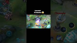 Lancelot Fast hand Maniac 3 times😱😱😱 mobilelegends mlbb lancelot montage lancelotfasthand [upl. by Aires]