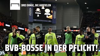 Der BVB scheidet aus Einen trifft keine Schuld  Rangers  Dortmund 22  Drei Dinge die auffielen [upl. by Anairdna906]