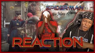 SPIDERMAN NO WAY HOME  Official Teaser Trailer Reaction [upl. by Allimaj]