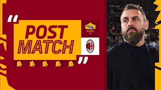 “Una giornata memorabile”  DANIELE DE ROSSI AL TERMINE DI ROMAMILAN [upl. by Dunston]