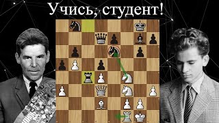 Наказал юного Спасского Рашид Нежметдинов  Борис Спасский ♟ Москва 1957 ♟ Шахматы [upl. by Ariet]