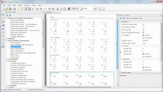 Math Resource Studio 4 Basic Math Worksheet [upl. by Aynwad459]