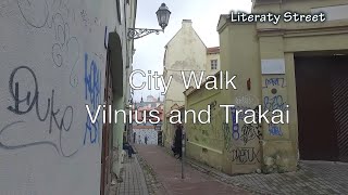 Visiting Lithuania CityWalk Vilnius and Trakai [upl. by Omolhs]