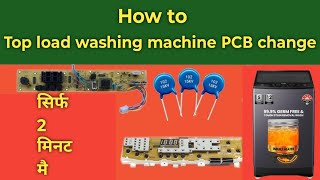 Haier Top Load Washing Machine Model Selection after PCB Change [upl. by Pozzy395]