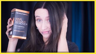 Colour B4 amp Revolution Pro Hair Colour Remover vs Schwarze Färbung [upl. by Anital]