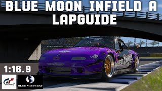 GT7  Blue Moon Infield A Lapguide  Mazda MX5 [upl. by Anais538]