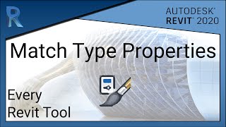 How to Use the Match Type Properties Tool in Revit  Revit 2020 [upl. by Prager]