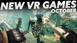 NEW VR GAMES October 2024 Its A HUGE Month for VR [upl. by Anafetse]