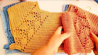 📌📌Aprende a tejer quotCANESU PARA BLUSAquot  Crochet paso a paso con Mari Rolon [upl. by Atnauqahs234]