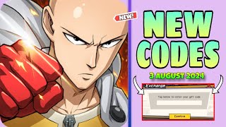 One Punch Man The Strongest New Gift Code 3 August 2024  OPM The Strongest Codes [upl. by Alfy]