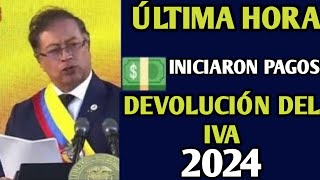 ÚLTIMA HORA CONFIMAN PAGO DEVOLUCIÓN DEL IVA [upl. by Aynotahs784]