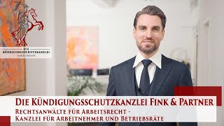 Kanzlei für Arbeitsrecht  Anwälte für Arbeitnehmer und Betriebsräte  Die Kündigungsschutzkanzlei [upl. by Atinek671]