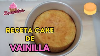 RECETA PASTEL DE VAINILLA [upl. by Urquhart742]