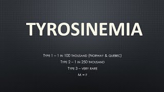 TYROSINEMIA What You Need to Know raredisease geneticdisorder metabolicdisorder liverdisease [upl. by Bullard]