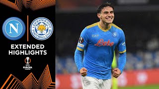 Napoli vs Leicester City Extended Highlights  UEL  Group Stage  MD 6  CBS Sports Golazo [upl. by Attelra587]