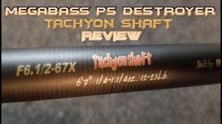 Megabass Tachyon Shaft P5 destroyer Most sensitivefun jig rod built [upl. by Kavita]