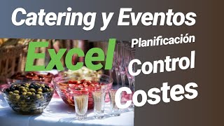 CATERING y EVENTOS Planificación y Control PROYECTOS Plantilla Excel [upl. by Doralin899]