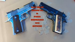 Colt MK IV Series 80 and Para Ordnance 1911 officer [upl. by Louie]