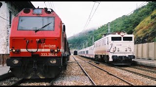 Trenes en la rampa del puerto Payares Julio 2008 recopilación de tráficos y trenes ya desaparecidos [upl. by Geraldina]