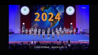 Cheer Extreme Senior Elite Semis Cheer Worlds 2024 [upl. by Shoshanna]