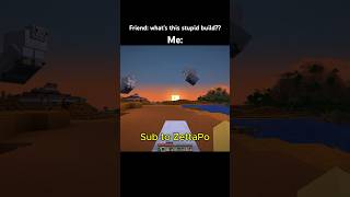 What’s this build minecraft minecraftshorts minecraftmemes shorts funny memes gaming fyp [upl. by Atina]