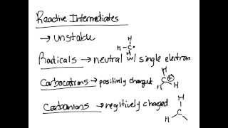 Reactive Intermediates [upl. by Ecirtaeb621]