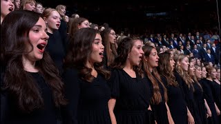 quotCome Thou Fount of Every Blessingquot BYU Inauguration Combined Choirs and Orchestra [upl. by Elletsirhc]