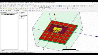 triple band antenna with metasurface FSS and AMC in hfss [upl. by Mauve]