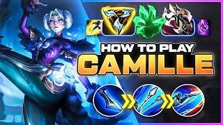 HOW TO PLAY CAMILLE SEASON 14  NEW Build amp Runes  Season 14 Camille guide  League of Legends [upl. by Derfnam]