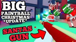 BIG Paintball CHRISTMAS UPDATE SANTAS GUN REVIEWED  5000 TAGS SPECIAL REWARD [upl. by Aniretac246]