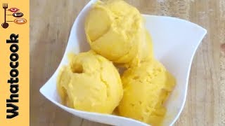 Mango Ice Cream Recipe🍨 With Evaporated Milk  Happy Fathers Day 2017💗💕 [upl. by Nino]