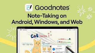 Getting Started NoteTaking on Goodnotes on Android Windows and Web [upl. by Enreval]