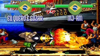 FT5 samsho2 EU QUERO E GOZAR BR vs MJAM BR Samurai Shodown II Fightcade Oct 23 [upl. by Trixie]