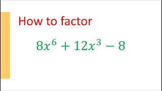 Factor Higher Degree Trinomials the Easy Way [upl. by Prochora]