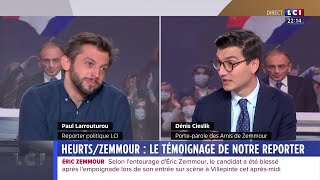 HEURTSZEMMOUR  LE TÉMOIGNAGE DE NOTRE REPORTER [upl. by Oirotciv651]