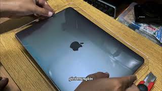 BIKIN MACBOOK ELEGAN  Review Clear Case for MacBook Air M1 2024 [upl. by Chansoo]