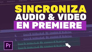 Cómo SINCRONIZAR Audio y Video En Premiere Pro Automáticamente [upl. by Issiah]