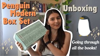 Penguin Modern Box Set  Unboxing and going through all the books [upl. by Rist]