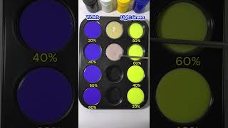 Guess The Color Challenge Violet  light green   colormixing asmr satisfying [upl. by Legir]