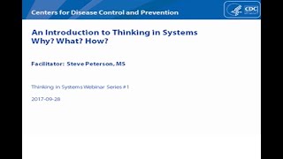 An Introduction to Thinking in Systems [upl. by Bagger]